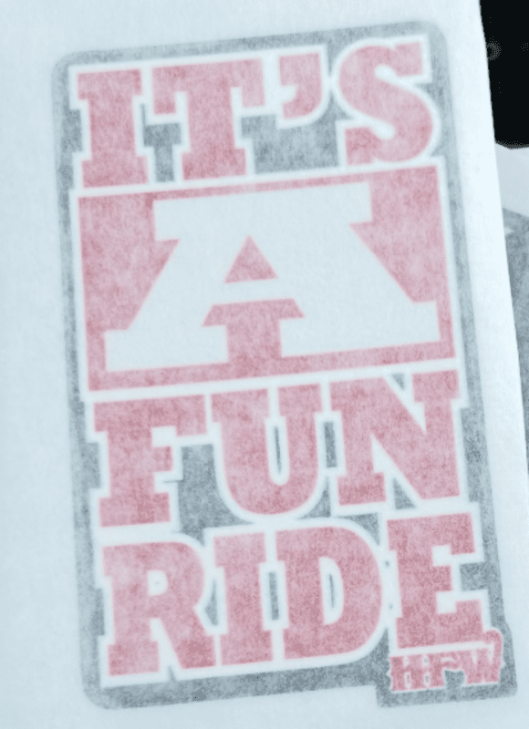 Decal - Fun Ride - Back