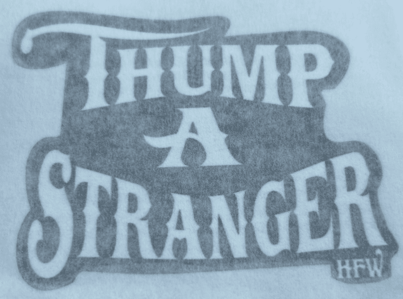 Decal - Thump a Stranger - Back